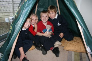 The Cambridge Mummy family love their Wigwam from Garden Games